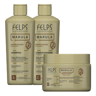 Felps Kit Duo Marula 2x250ml e Máscara Hipernutrição 300g em Oferta na Shopee