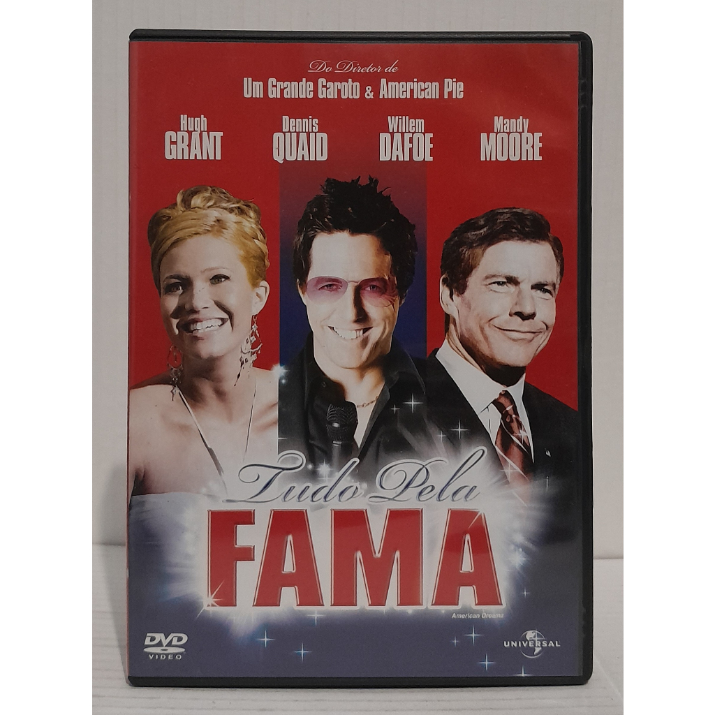 Dvd Tudo Pela Fama - Hugh Grant, Dennis Quaid - Original Usado