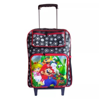 mochila escolar super mario com rodinhas