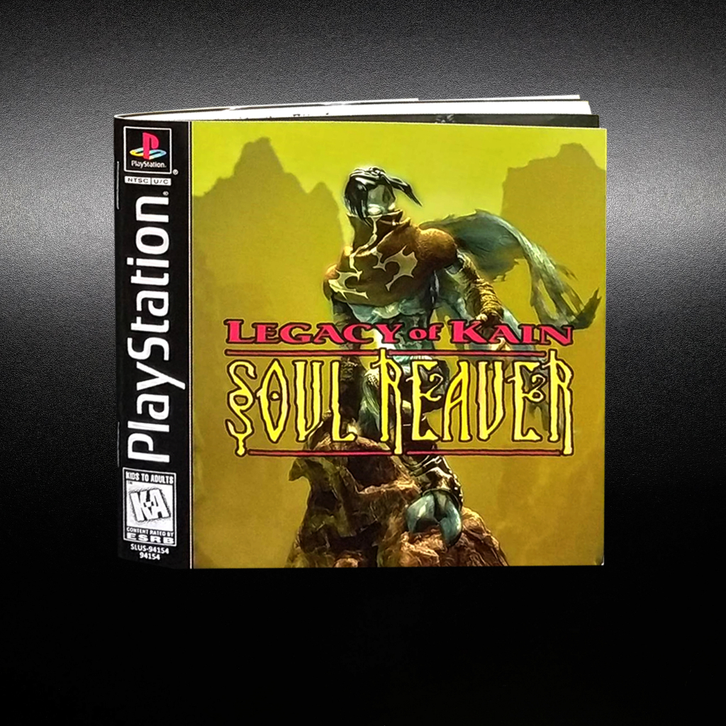 Manual - Legacy of Kain Soul Reaver-  Reproduction - Retro / Repro Ps1 / Psx / Play 1