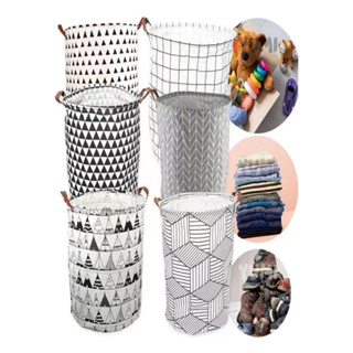 Cesto organizador brinquedo roupa suja multiuso em Oferta na Shopee