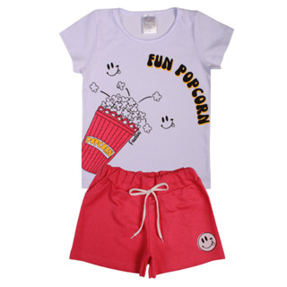 Conjunto Infantil Menina Verão 2 ao 14 - PRONTA ENTREGA
