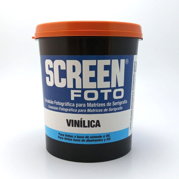 Emulsão para Serigrafia Screen Foto Azul 900ml Agabê