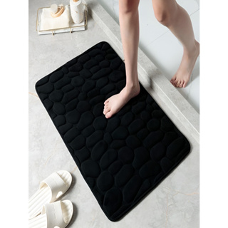 Tapete de Porta Para Banheiro Estampa Pedra 60 cm Fino em Oferta na Shopee