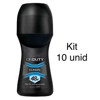 Kit com 10 Desodorantes Roll-on Onduty Classic 50ml Avon