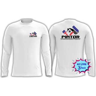 Camiseta Uniforme Profissional Pintor Autônomo Trabalho