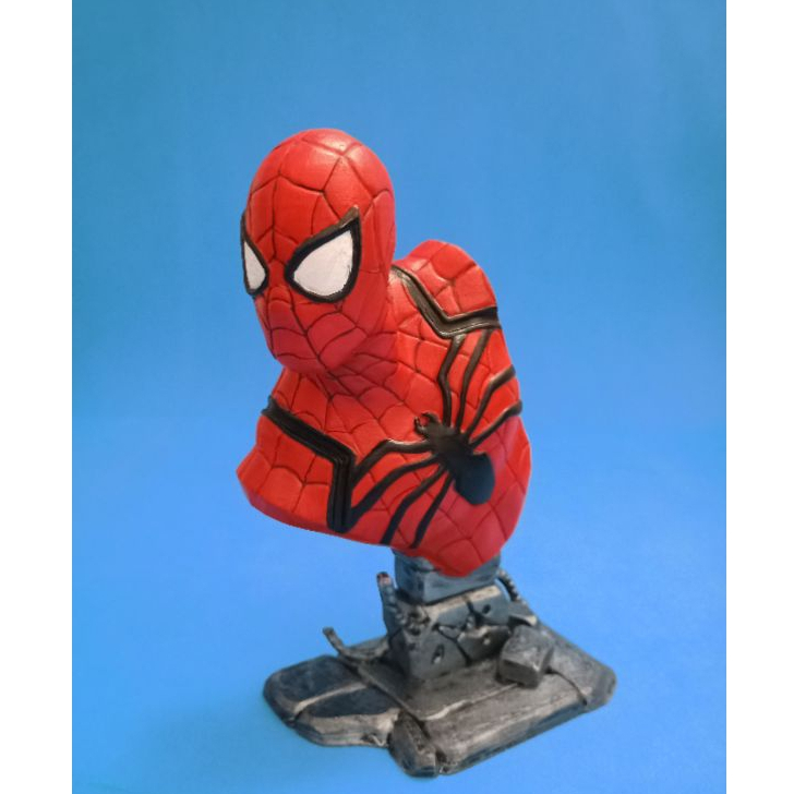 Busto Homem Aranha Boneco Marvel Os Vingadores Ultimato Figura de Ação Marvel