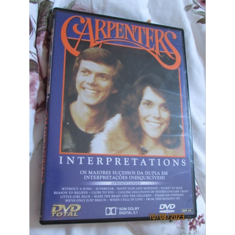 carpenters interpretations dvd usado