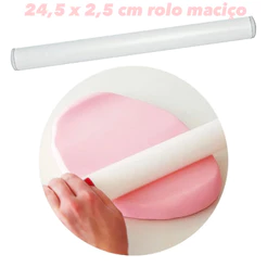 ROLO MACIÇO Ø 2,5 x 24,5 CM BlueStar cod 408720 (CHOCO)