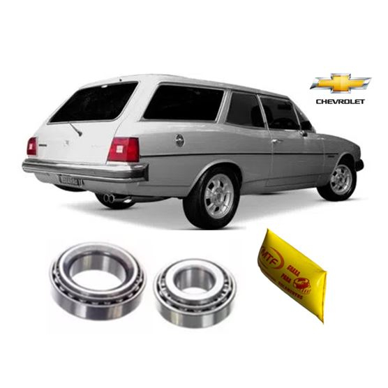 Kit Rolamentos Roda Dianteira Caravan Opala 4/6cc 76 77 78 79 80 81 82 83 84 85 86 87 88 89 90 91 92 (MRS MTF-2278)