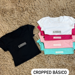 Cropped Etiqueta básico