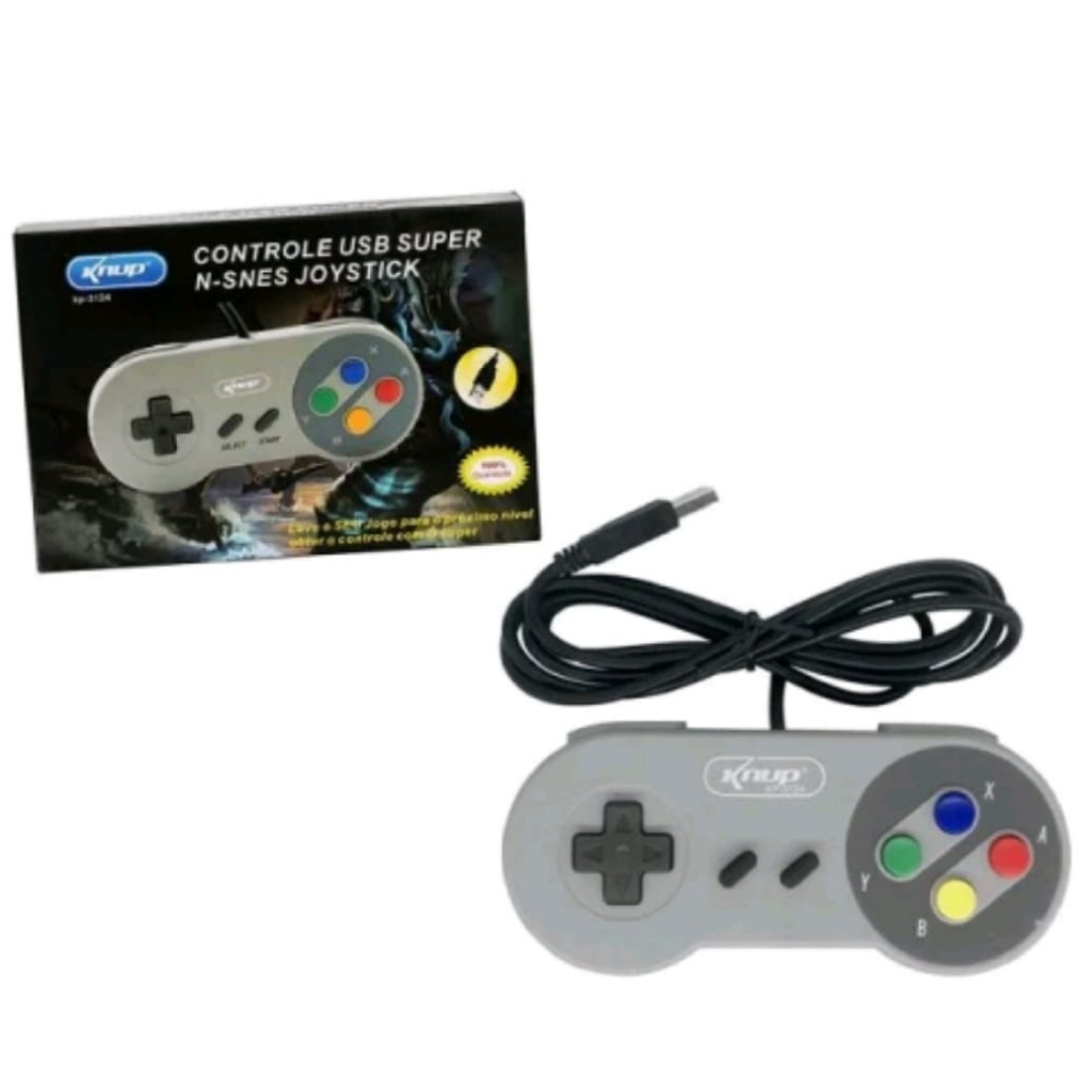 Controle USB knup N-Snes Joystick KP-3124