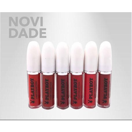Kit 6 Batom Liquido Matte Start Collection - Playboy