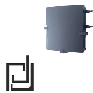 Suporte De Parede Compatível Para Ps3 Slim + Parafusos
