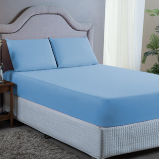 Jogo de Lençol Cama King Size 400 Fios com Elástico 3 peças Toque Macio Lindo