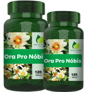 KIT 02 Ora Pro Nobis 500MG 120 Capsulas Fonte Verde