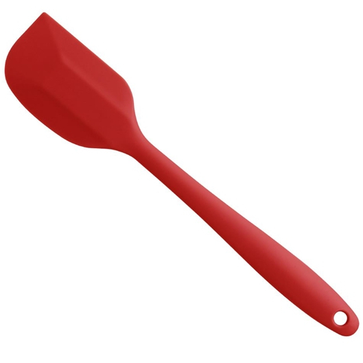 Espátula Culinária Pequena 21cm Silicone Resistente Curva Multiuso Confeitaria