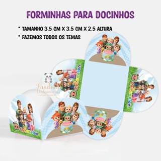 50 FORMINHAS PARA DOCES COCOMELON