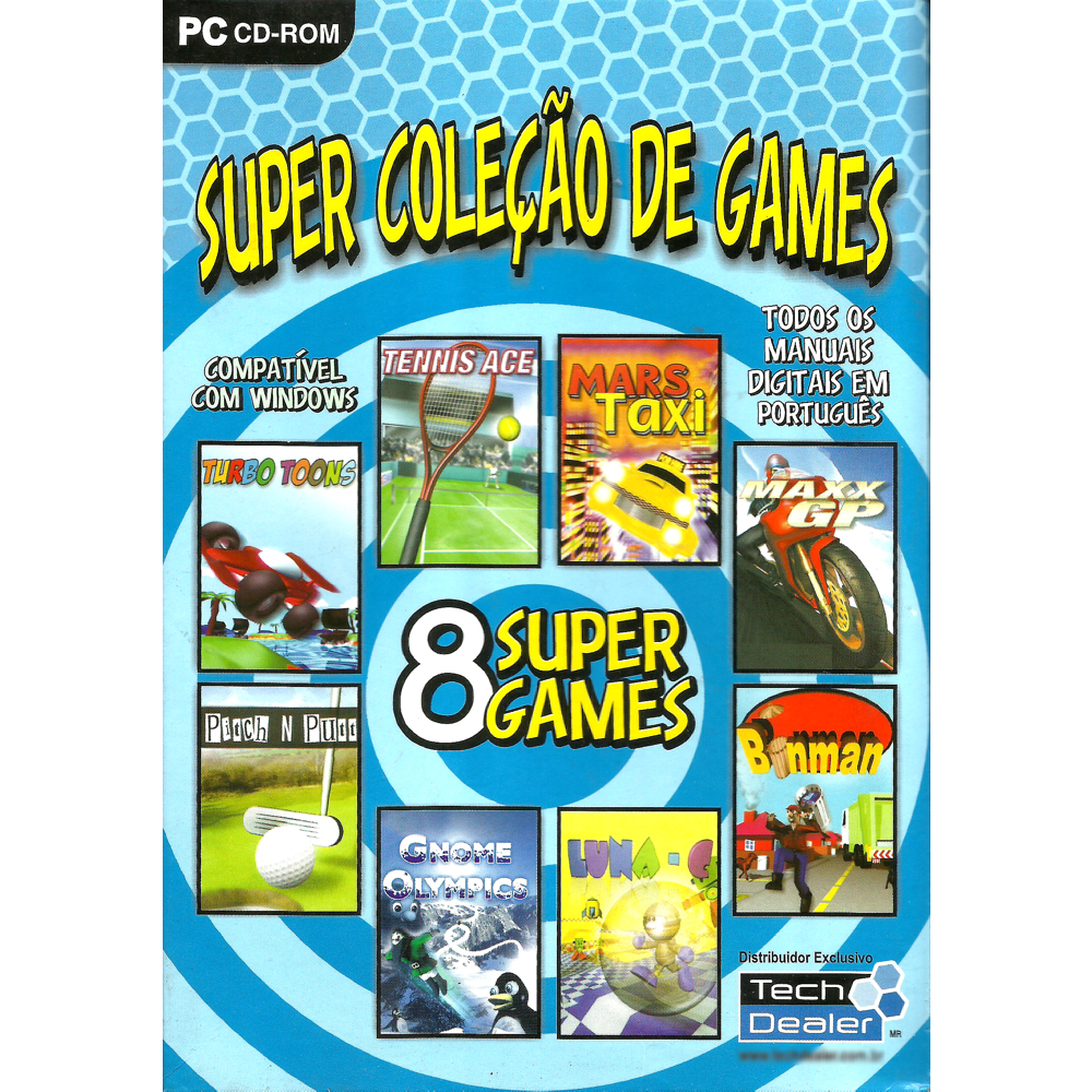 SUPER COLEÇÃO DE GAMES - 8 SUPER GAMES- Game PC ORIGINAL