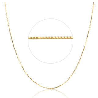 Corrente Ouro 18k Veneziana Fina 45cm