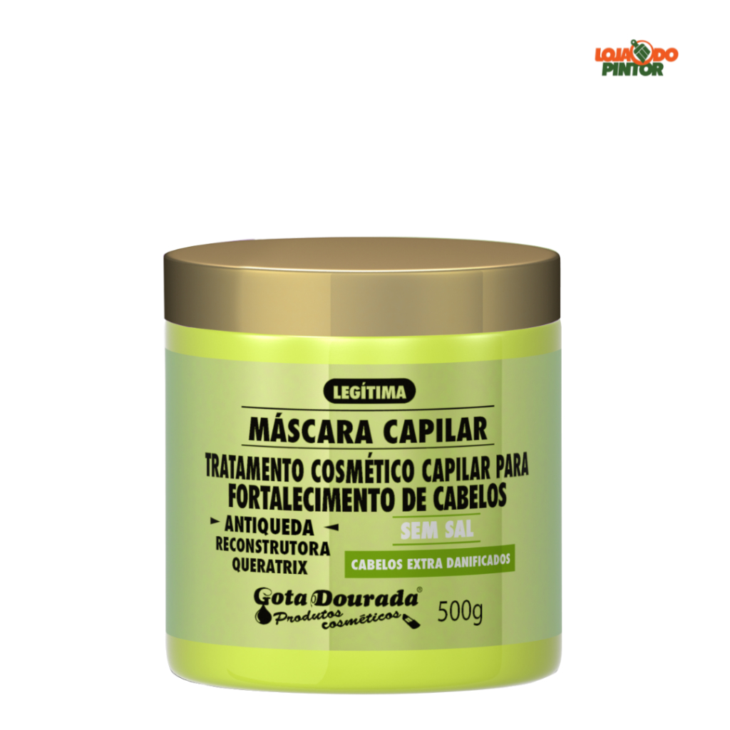 Máscara Capilar Antiqueda Reconstrutor 500g Reconstrutor em Oferta na Shopee