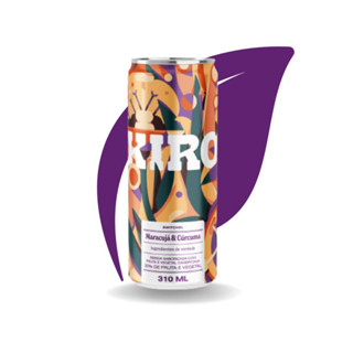 Bebida Saborisada - Kiro Maracujá & Cúrcuma Vegetal 310ml