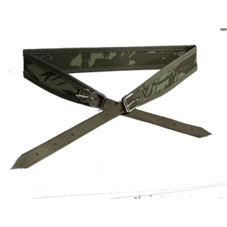 Bandoleira de Nylon com Pontas em couro em Oferta na Shopee