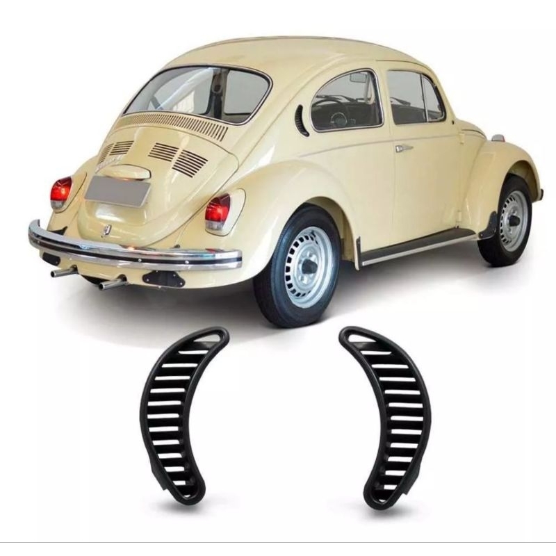 Par Moldura Entrada Lateral Ar VW Fusca