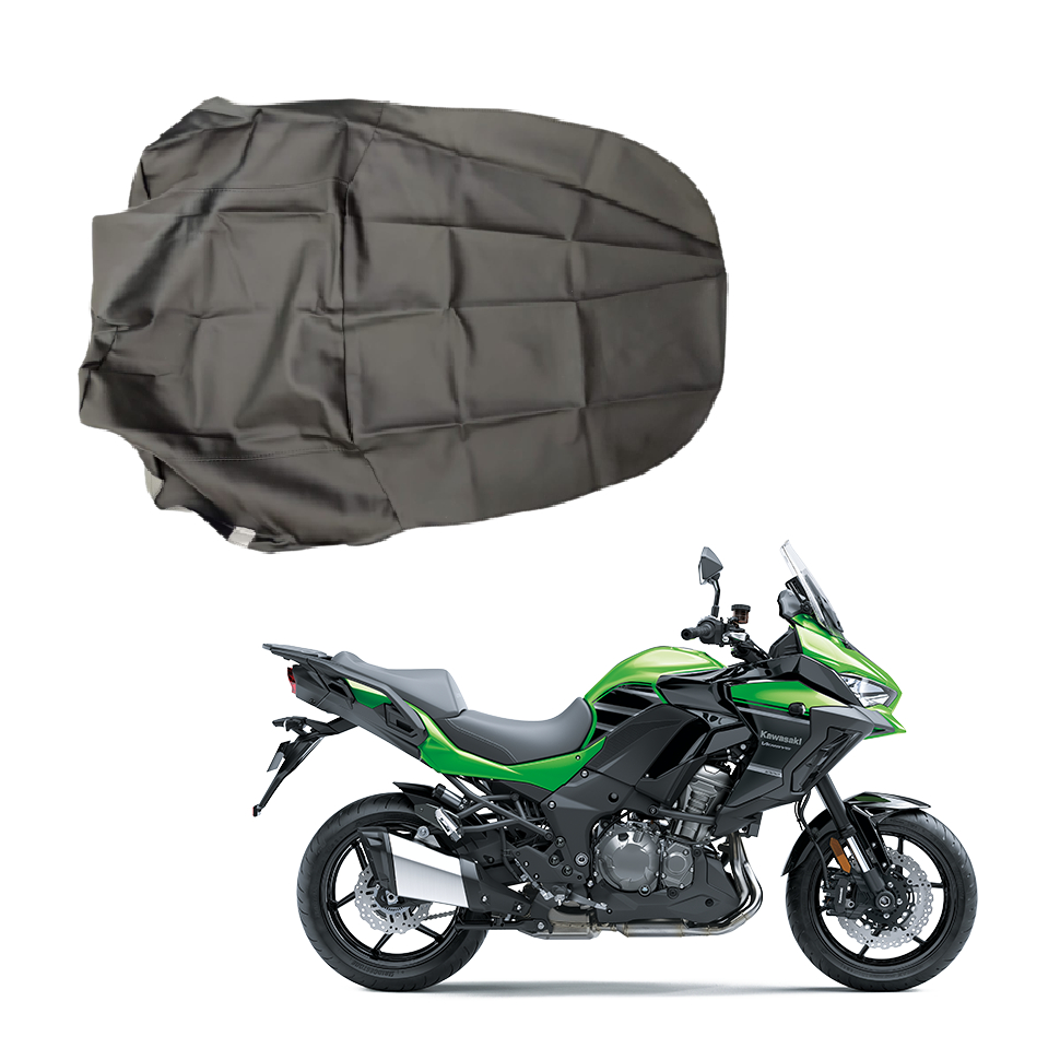 Capa do Banco Kawasaki Versys 1000 De 2015 a 2018 - Lisa / Antiderrapante / Carbono