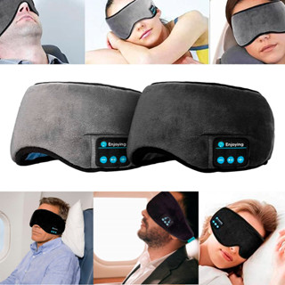 Máscara de Dormir Veludo Música Confortável Com Função Fone de ouvido Bluetooth