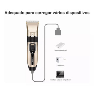 Maquina De Tosa Profissional Pet Sem Fio,4 Pentes De Altura  Maquina sem Fio Para Tosa Pet Recarregável Cães Gatos Pet Nova Vida
