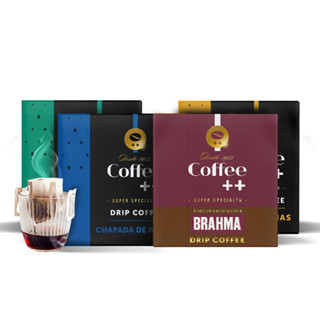Café em Sachê Coffee Mais Drip Coffee Variedades - BRAHMA, CERRADO, CHAPADA E SUL DE MINAS - 4 x10 unidades
