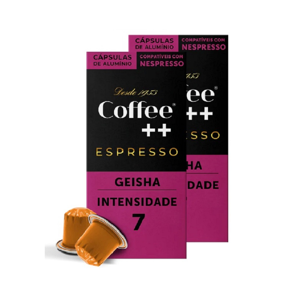 Kit 20 Cápsulas de Café Especial Coffee Mais Geisha Compatível Com Máquina Nespresso em Oferta na Shopee