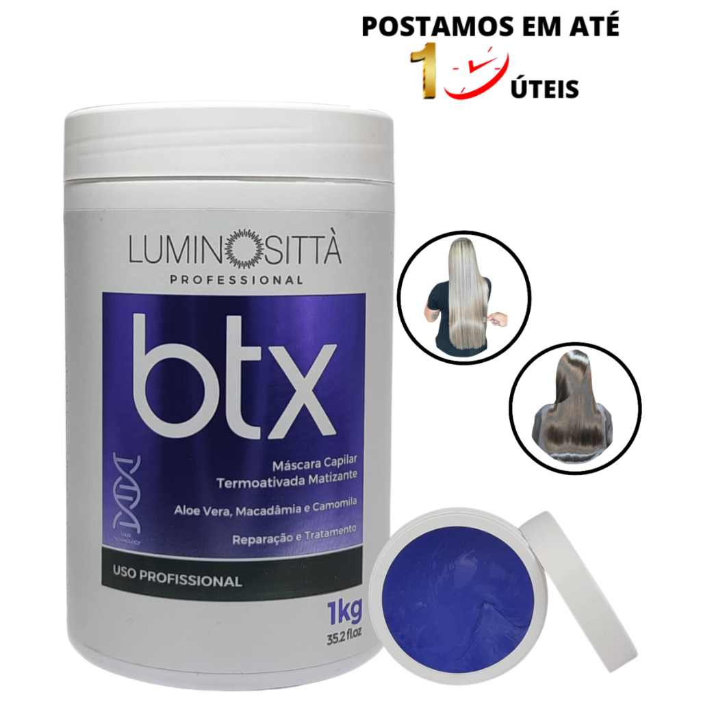 Btox Capilar Profissional 1Kg - ( PARA TODOS OS TIPOS DE CABELO Exclusivo Afro ) em Oferta na Shopee