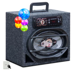 Caixa Bob Residencial 6x9 Fm Usb Bluetooth Potente Forte
