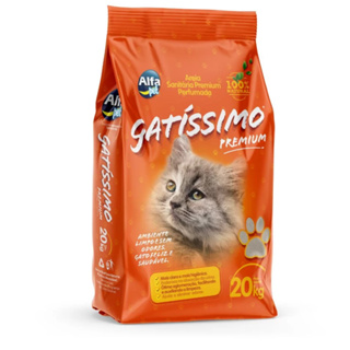 Areia Higiênica Gatíssimo Perfumada para Gatos 20 kg em Oferta na Shopee