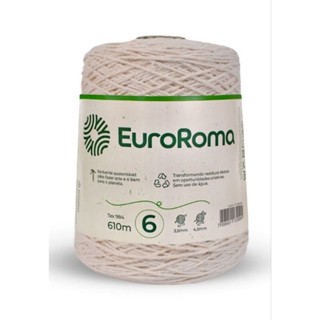 Barbante Euroroma n° 6 - Cru - 610m
