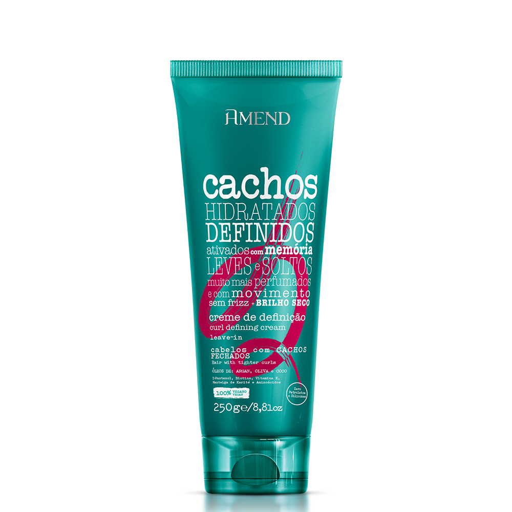 AMEND CACHOS LEAVE-IN PARA CABELOS COM CACHOS FECHADOS 250G