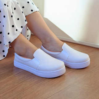 Tênis Slip On Feminino Bia Calçados Bordado Napa Fosco Delicado Minimalista