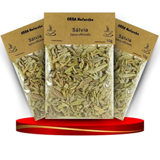 Leve 3 Chás de Sálvia | Verdadeira Salvia Officinalis | Folhas Seca para Chá