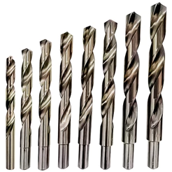 Kit 8 Brocas Aço Rápido Metal Alumínio Plástico Madeira 13,14,15,16,17,18,19,20mm Haste Rebaixada