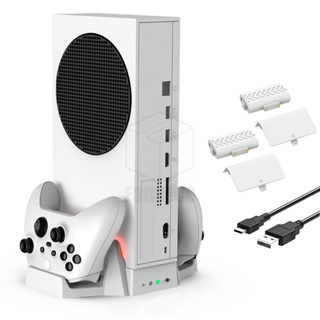 Base Cooler Resfriamento Xbox Séries S Carregador 2 Controle Indicador Led + 2 Bateria 800mah em Oferta na Shopee
