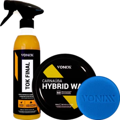 Cera Automotiva Hybrid Wax Vonixx + Tok Final Carnauba