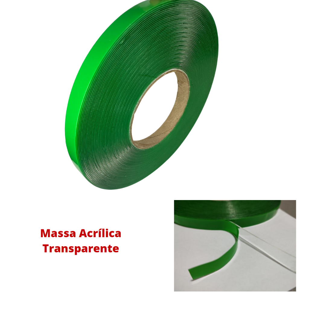Fita Dupla Face Fixa Forte Transp 12mmx20m