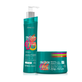 AMEND KIT CACHOS SHAMPOO 250ML + MASCARA  250ML em Oferta na Shopee