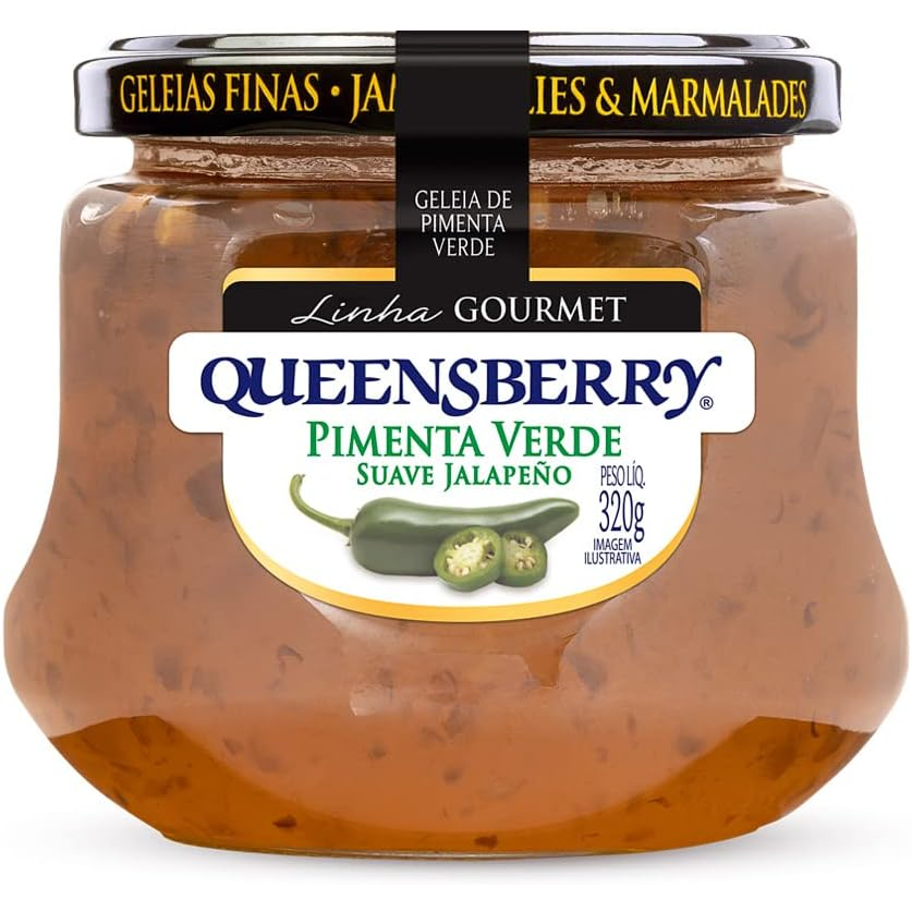 Geleia Agridoce de Pimenta Suave Jalapeño Queensberry Gourmet 320g