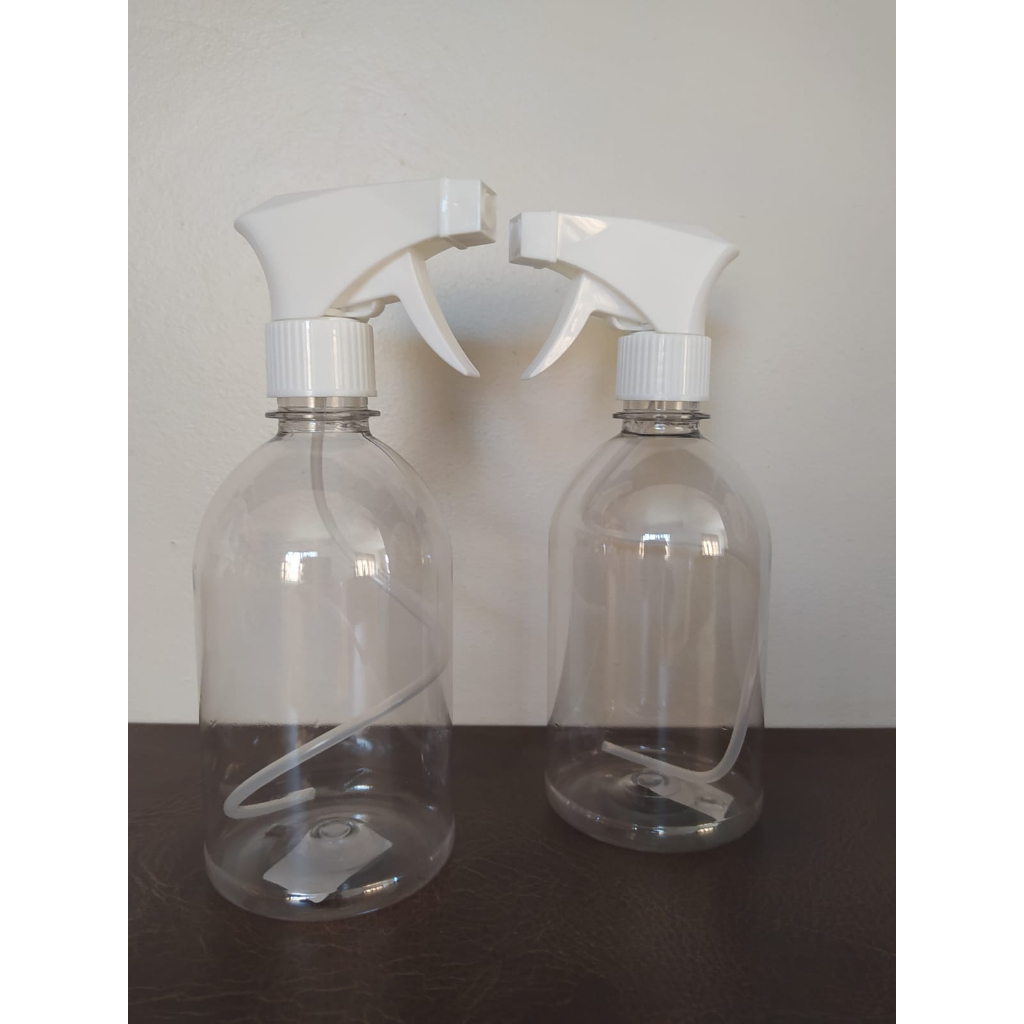 Frasco pet spray 500ml. Mini gatilho, valvula spray
