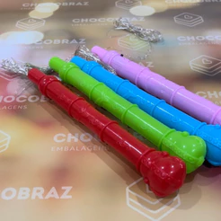 KIT BASTÃO pega Bubble para balão Bubble com led(CHOCO)