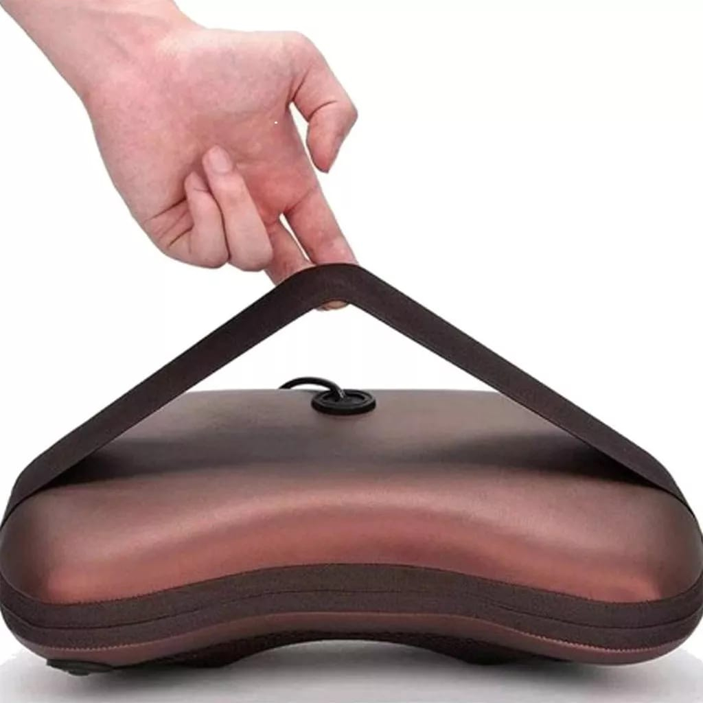 Massageador 8 Bolas Shiatsu Lombar Pescoço Veicular E Casa Almofada Lombar Pescoço Pés - ENVIO IMEDIATO