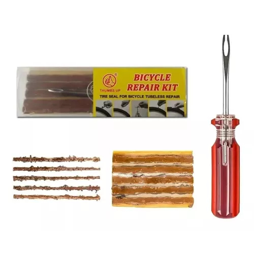 Kit Reparo Pneu Bike P/ Tubeless Thumbs Up Chave Macarrão Bicicleta Bike em Oferta na Shopee